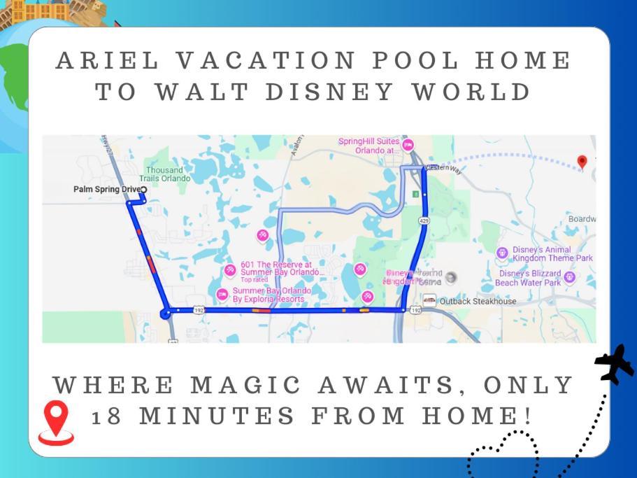 Ariel Private Pool Home Wspa Orlando Extérieur photo