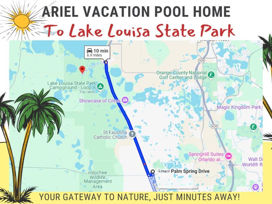 Ariel Private Pool Home Wspa Orlando Extérieur photo
